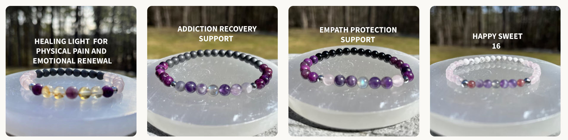 Crystal Energy Bracelets Collection